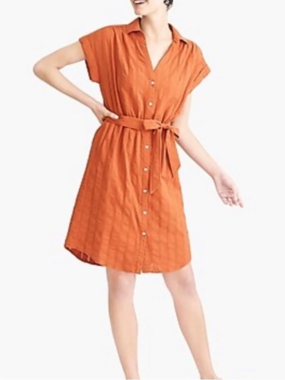 J.Crew Button-through Shirt-Dress- Size S